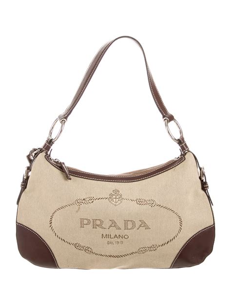 prada canapa shoulder bag|Prada shoulder bag for women.